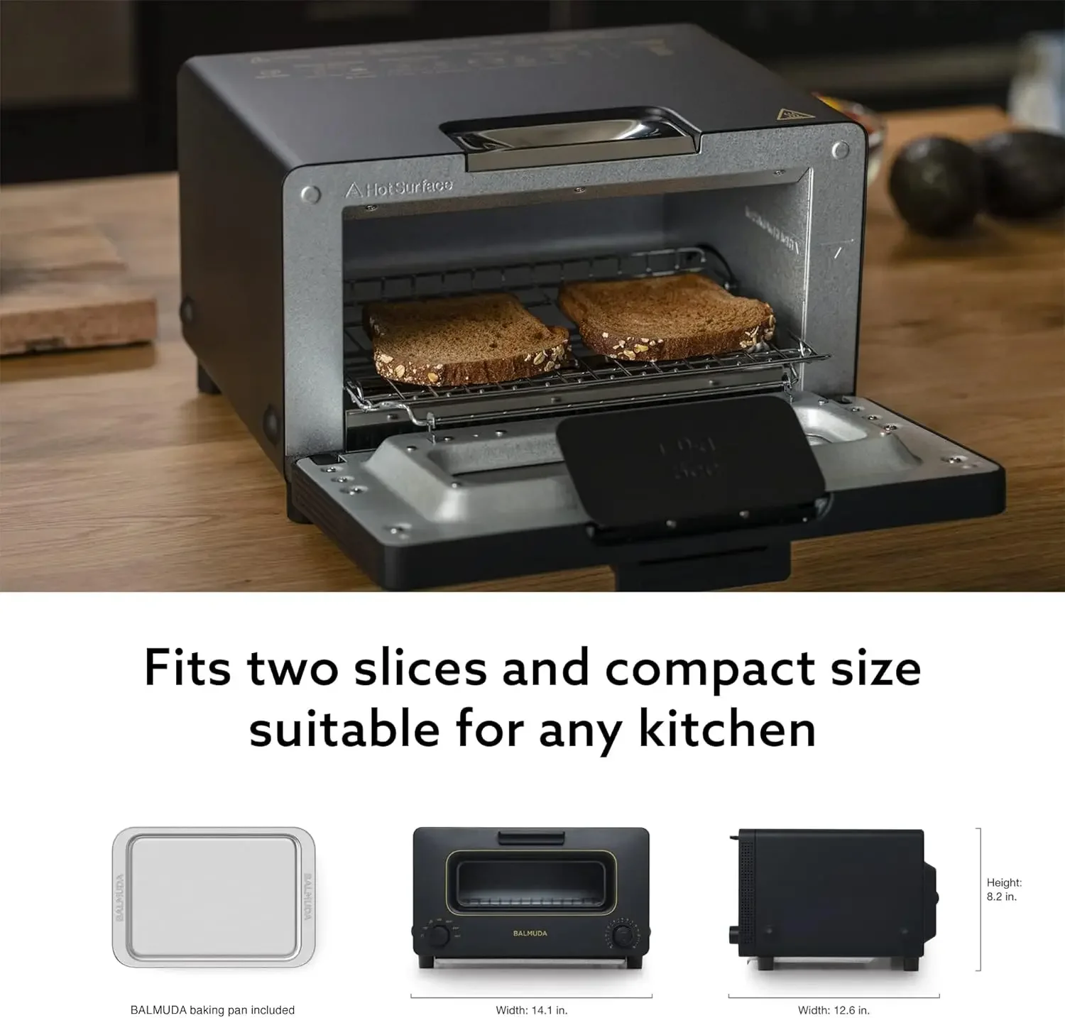 The Toaster | Steam Oven Toaster | 5 Cooking Modes: Sandwich Bread, Artisan Bread, Pizza & Pastry, Oven Precise Heat Control 6