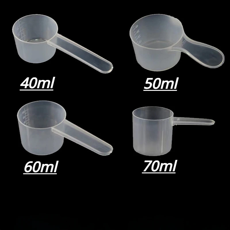 

Пластиковая мерная ложка для выпечки, 20/25/30g5, 0/60 мл