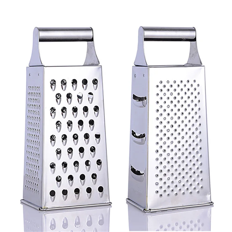 Kitchen Grater -Hchuang Nonstick Coating Stainless Steel with 6 Sides-Box Grader Handheld,Food Graters for Cheese, Vegetables, Ginger,Fruit Slices