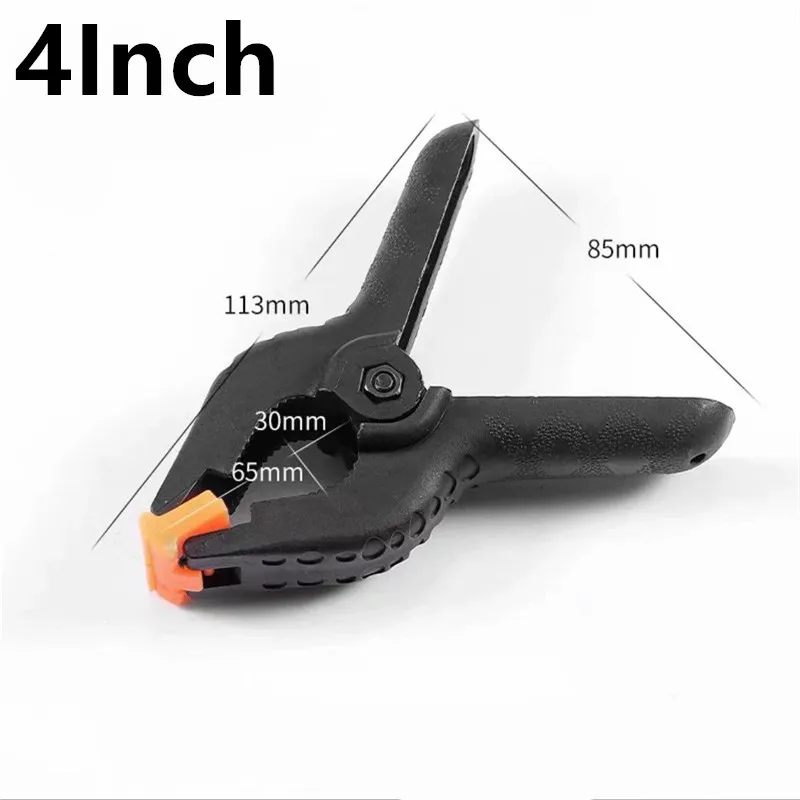 1-10 Pcs 목공 스프링 클램프 2/3/4/6/9 인치 DIY 도구 플라스틱 나일론 클립 A 타입 클램프 목공 지주 스프링 클립