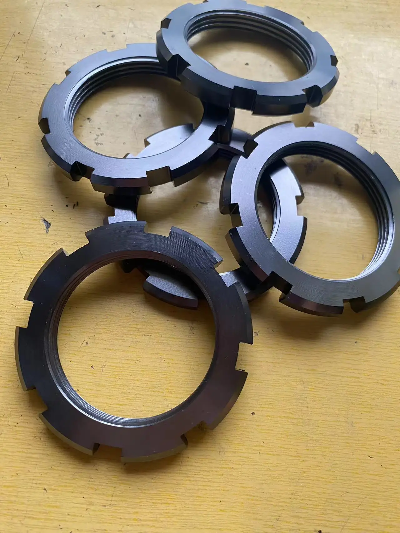 1pc Aluminum Coilover Locking Nut size Tr52x2mm Tr Thread Teeth some Hr Coilover Coilover Spare Parts