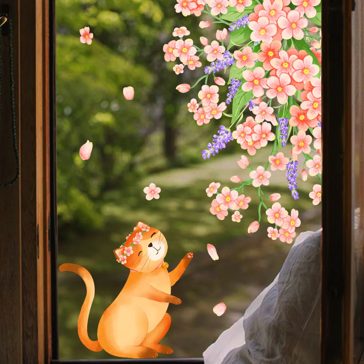 Рисунок 2 - Наклейки на стену с изображением растений