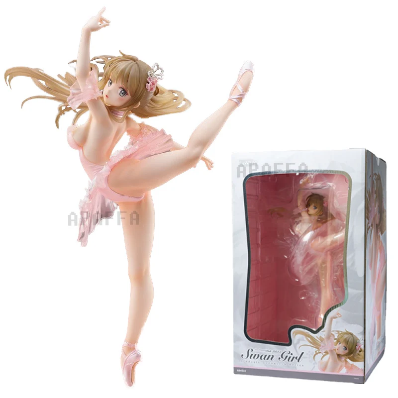 29Cm Wave Dream Tech Sexy Anime Figure Avian Romance Pink Label 5 Swan Girl Action Figure Dewasa Koleksi Model Hadiah Mainan Boneka