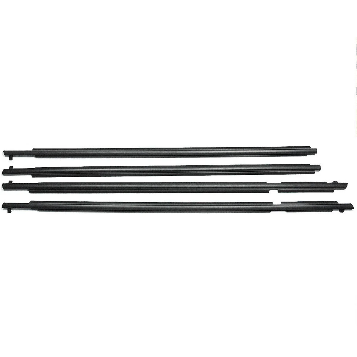 4PCS Car Outer Windows Rubber Weatherstrip For Toyota Rav4 US 2006-2012 Waterproof Pressure Strip Sealing Strip Car Accessories