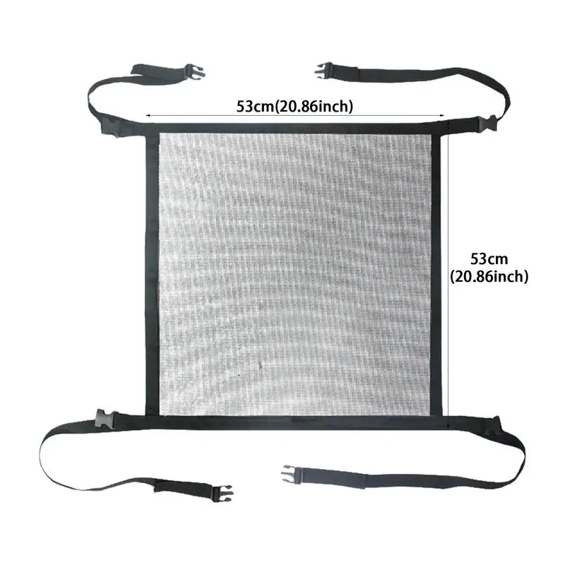 Vehicle Travel Dog Fence Automotive Backseat Dog Net Barrier Breathable Car Back Seat Pet Protective Network For Car Auto