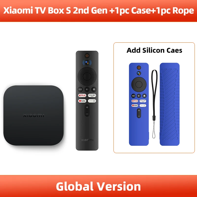 Original Global Version Xiaomi TV Box S 2nd Gen 4K Ultra HD 2G 8G