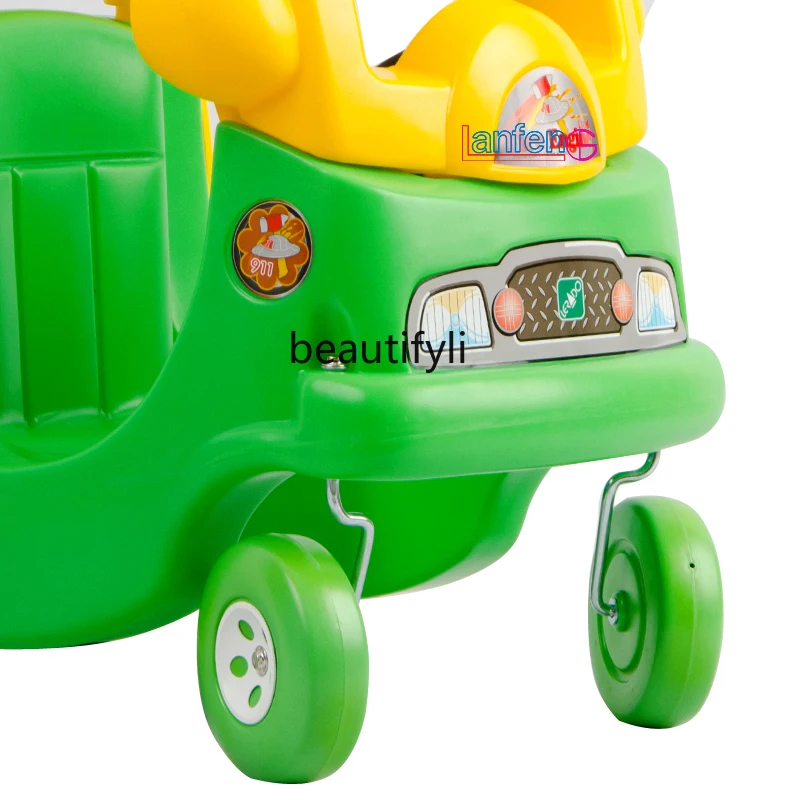 Patrol car, stroller, toddler, kindergarten toys, walking trolley