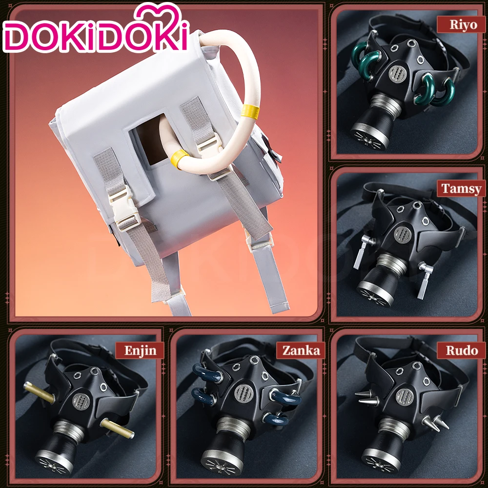 Zanka Enjin Tamsy Caines Riyo Reaper Rudo Guita Cosplay Bag Mask Props Anime Gachiakuta DokiDoki Men Women Mask Prop Cosplay 1