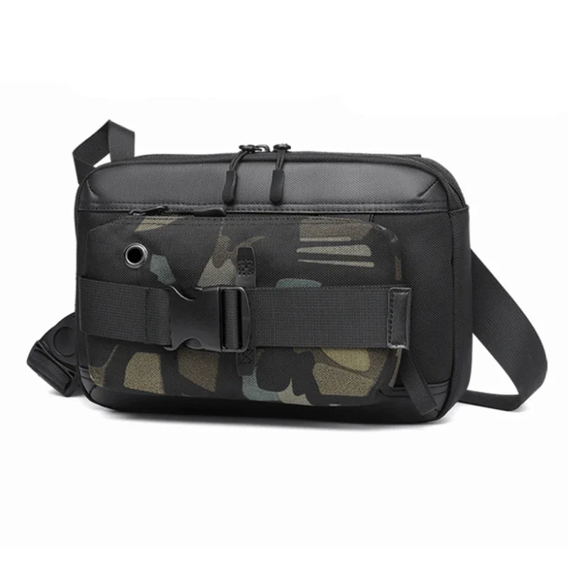 Pack Day Sling Black Camo REFLECTIVE BLACK CAMO WAIST SLING BAG