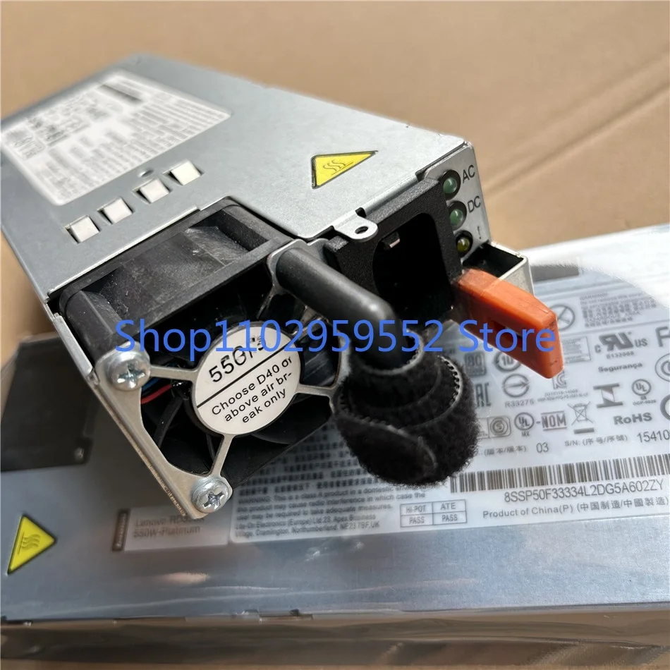 RD650 RD550 RD450 RD350X 550W 서버 전원 공급 장치 PS-2551-6L-LF용 1개