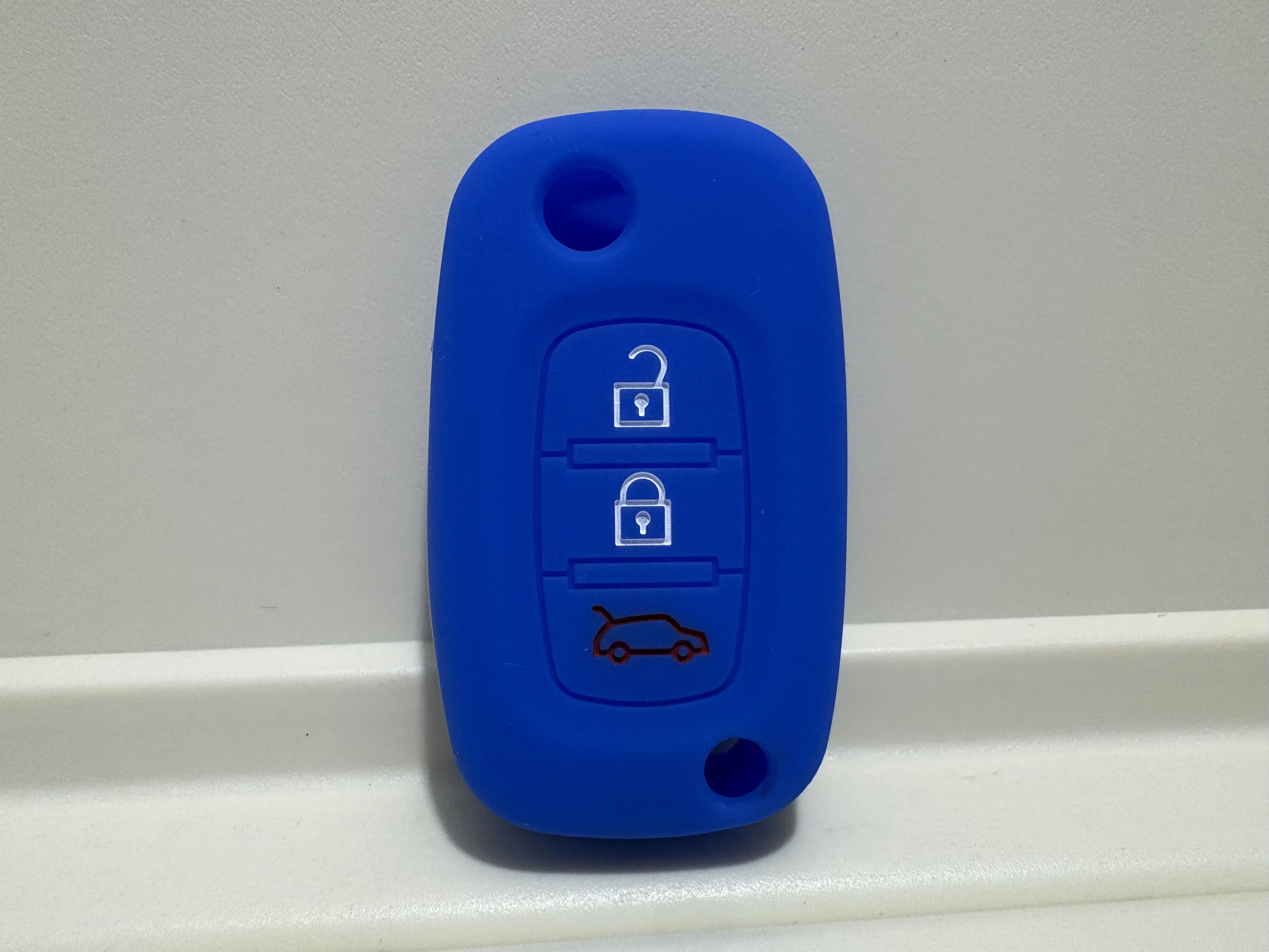 Silicone Rubber 3-Button Car Key Case Cover