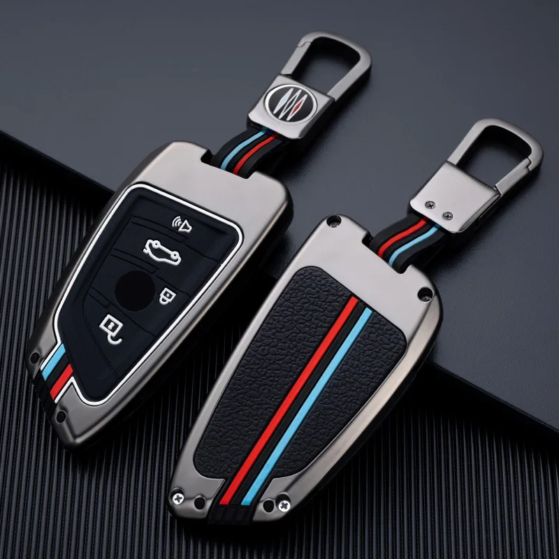 Deluxe Car Key Case Cover - Premium Leather Protector