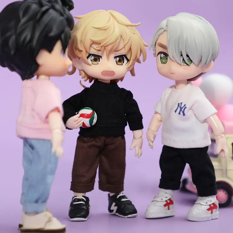 Ob11 Doll Clothes Overalls Casual Fashion Trousers With Pocket Doll Accessories For Molly, Gsc, Pd9, Ymy, Obitsu11, 1/12bjd Doll 4