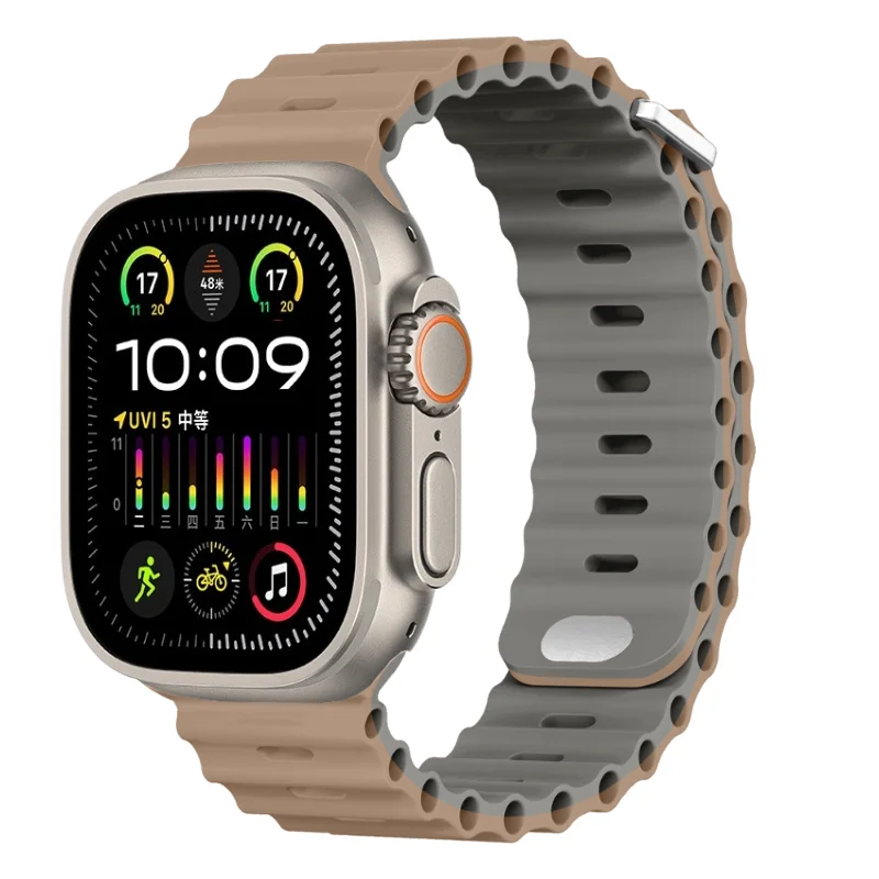 Breathable Silicone Strap for Smartwatch - Multiple Sizes
