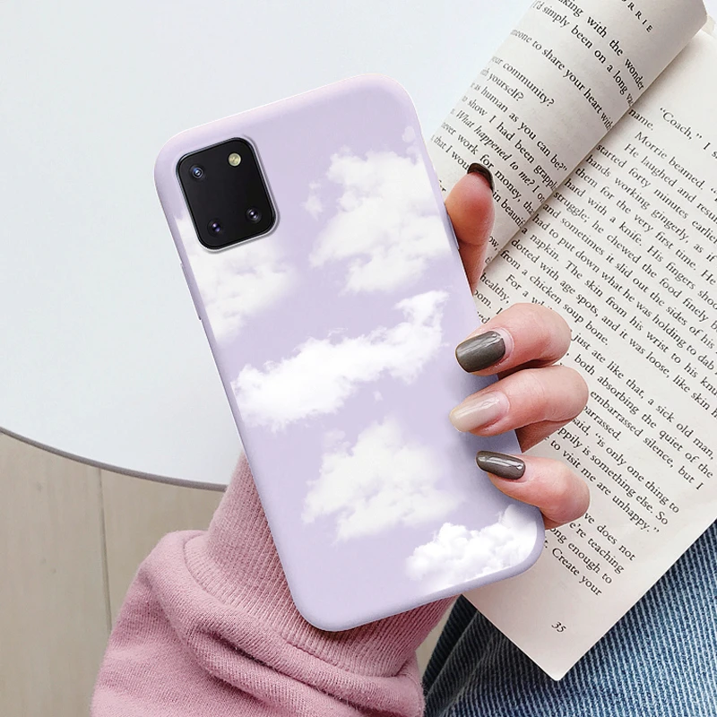 Floral Butterfly Soft TPU Phone Cover - Stylish Protective Case for Samsung Galaxy Note 10 Lite