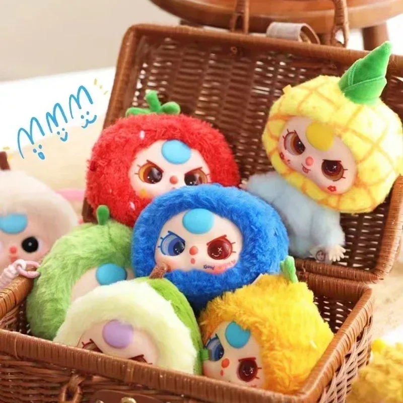 Baby Three Fruit Series Plush Dolls blind box toys mystery