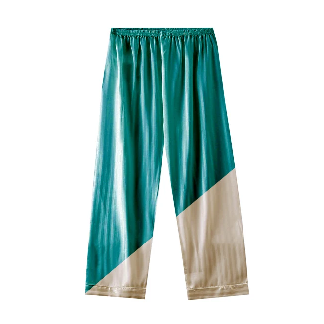 Men's Long Pants Thin Ice Silk Summer Silk Men's Pants