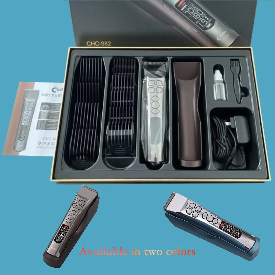 

New Electric Shaver Electric Tooth Pitch Adjustment Hair Trimmer Professional BLDC Brushless Motor 7000RPM Barber Hair Salon