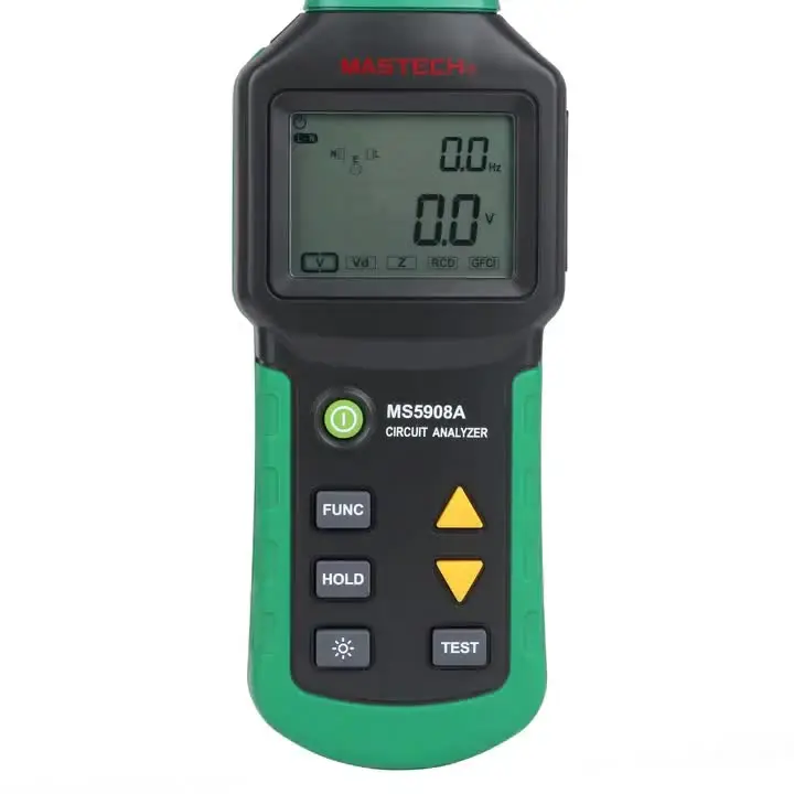 MASTECH MS5908A/MS5908C AC100-240V ЖК-анализатор автоматического выключателя тестер RCD с