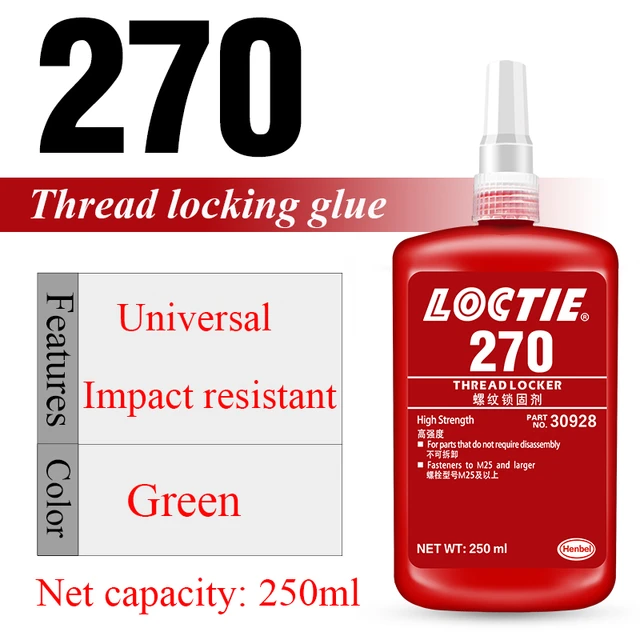 Thread Loctite 601 603 609 620 638 640 641 648 680 Hold Screw Glue