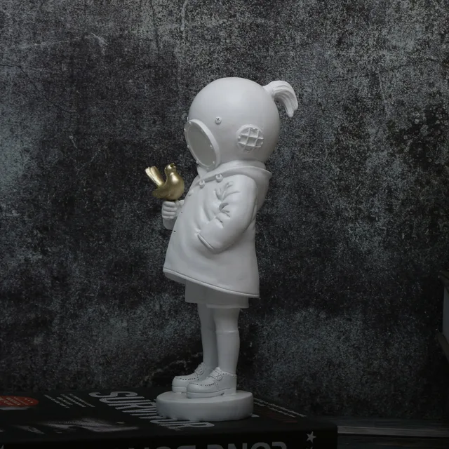 Banksy Deepsea – décorations artisanales en résine pour fille, 1 pièce, meilleure vente transfrontalière, décorations pour maison, salon, porche, meuble TV 5