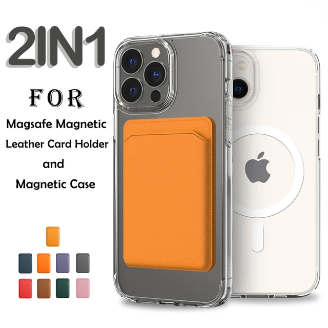 Iphone 12 Leather Case Magnetic Card Holder  Iphone X Mobile Phone Case  Wallet - 2 1 - Aliexpress