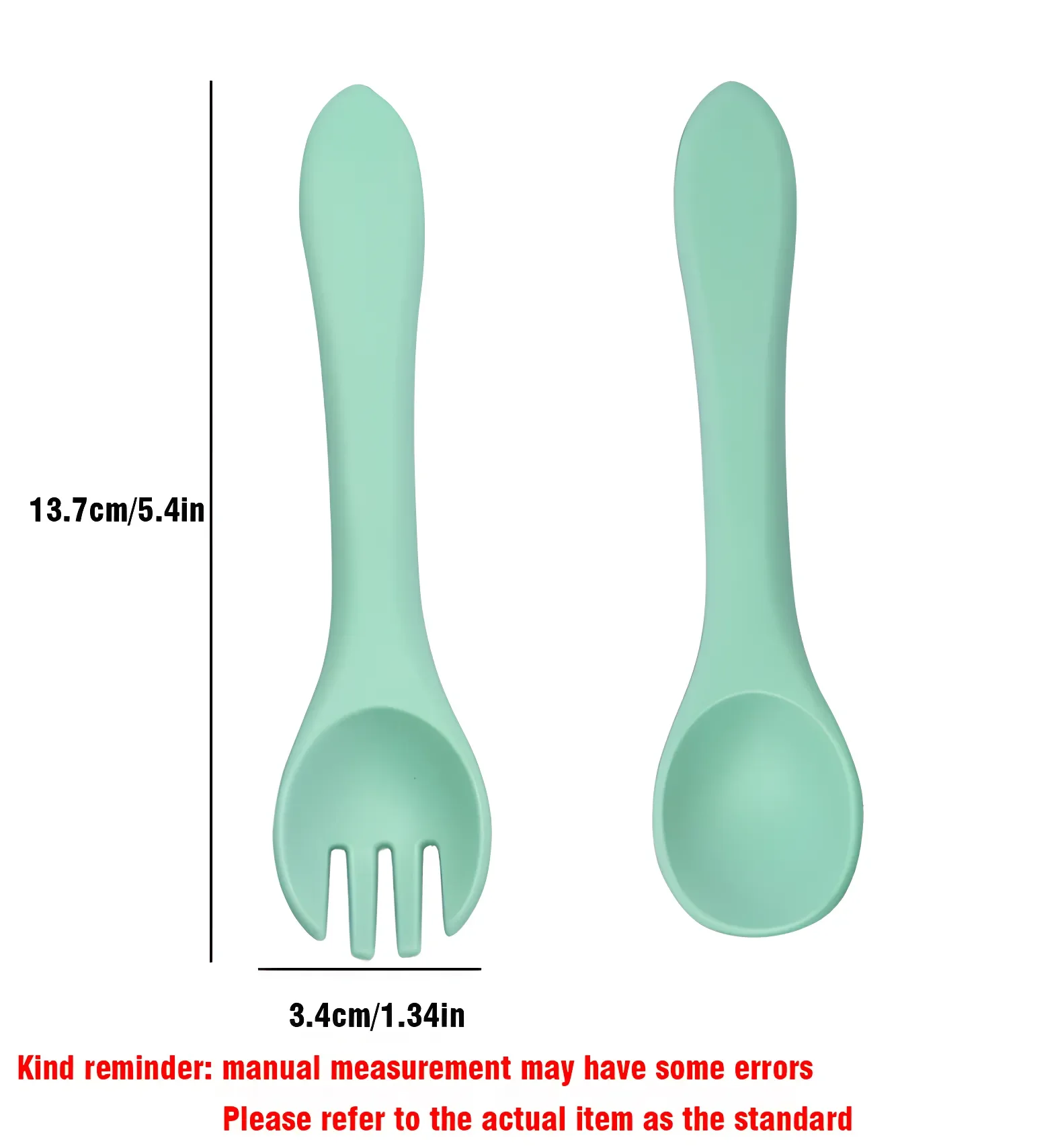 2pcs Mother and baby products baby spoon baby silicone soft spoon water feeding children tableware complementary spoon