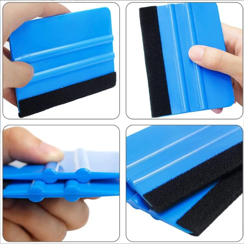 Car Film Scraper Car Vinyl Scraper Car Wrapping Tools Automotive Film Tools Vinyl Squeegee 1/5pcs Car Film Scraper Vinyl Wrap Film Card Squeegee for Auto Foil Wrapping