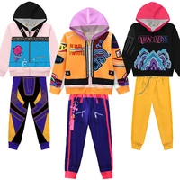 Hot Sall KPop Demon Hunter Kids Hoodies + Pants Children's Clothing Sets Fashion Sweatshirt Girls Outfits Casual Child Hoodie