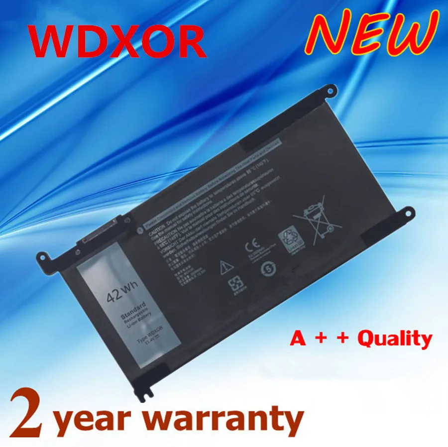 

Аккумулятор WDXOR для ноутбука Dell T2JX4 3CRH3 FC92N CYMGM WDX0R WDXOR 0FC92N 03CRH3 0T2JX4 P74G P74G001