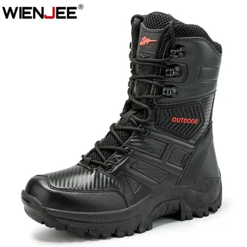 Men's Leather Combat Boots 1