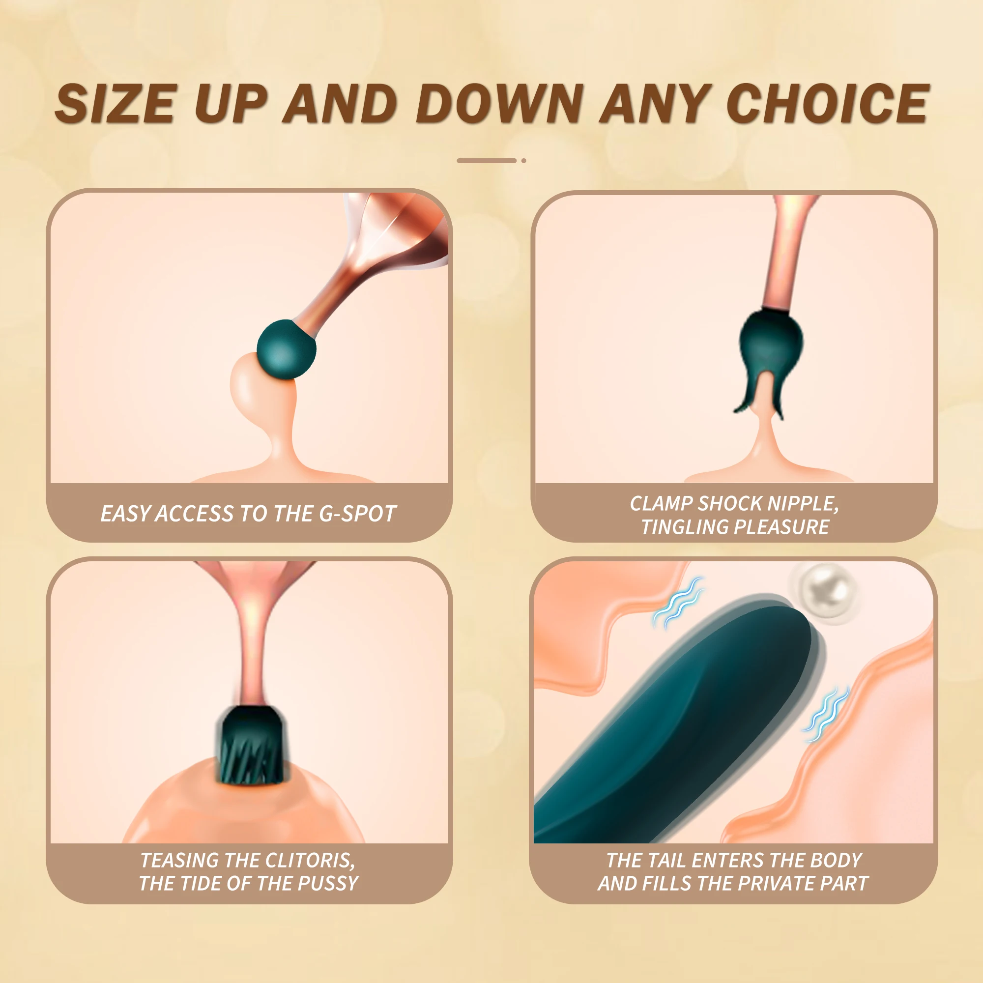 AV Held Hand Vibrators For Women Clitoris Stimulator 10 Modes  Strong Massager G Spot Nipple Vibrati_voghion.com
