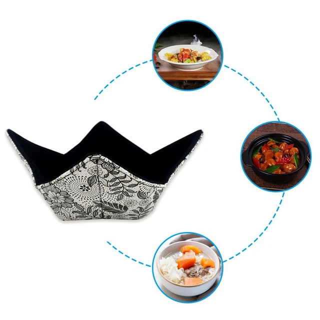 Polyester Bowl Hugger Heat Resistant Bowl Cozy For Hot Bowls Microwave Bowl  Holder Food Microwavable Bowl Catcher Small Or Big - AliExpress