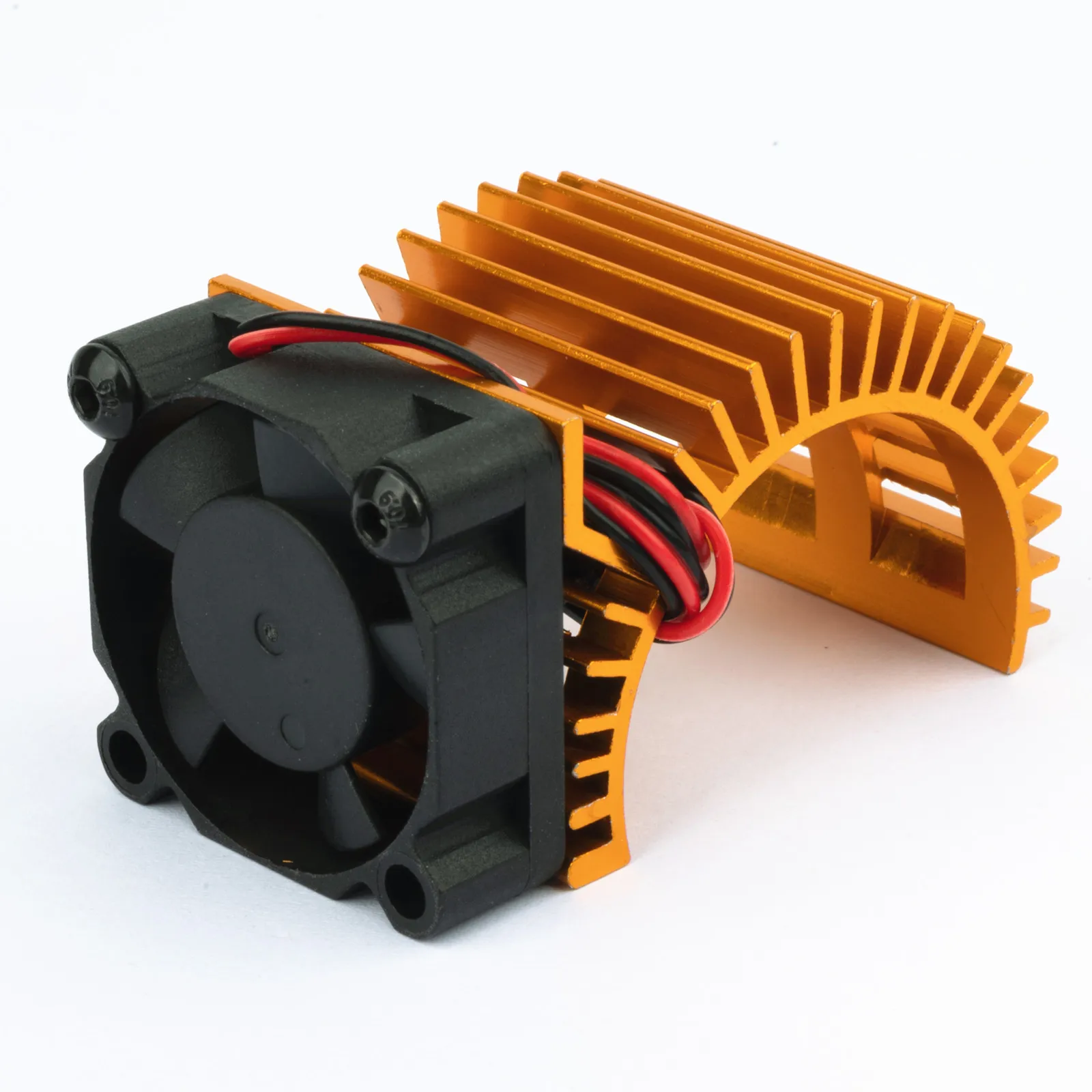 Moteur de voiture RC brushless pas cher monté sur châssis, prêt à l'emploi.