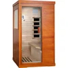 Far Infrared Sauna, 1 Person Infrared Sauna Indoor Low EMF Sauna with Control Panel, Bluetooth Speakers and Tempered Glass Door 6