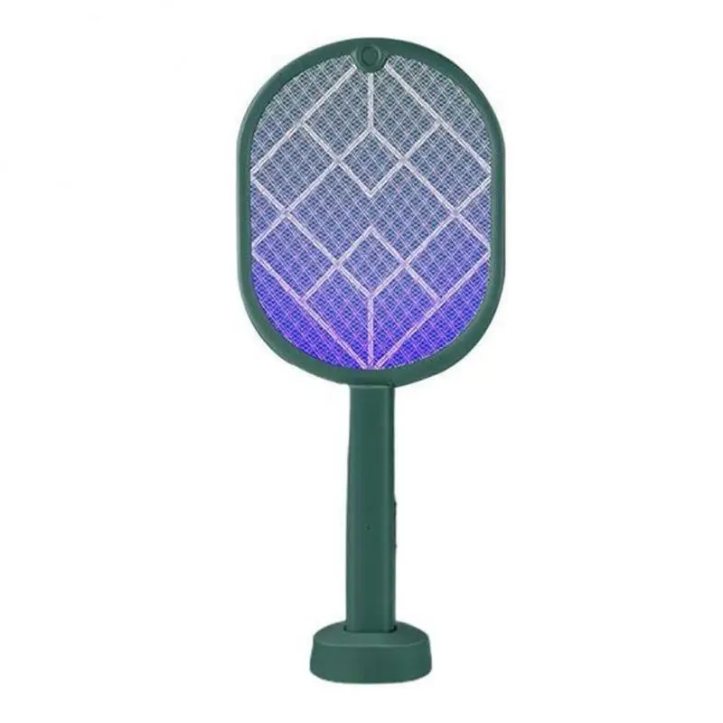 

Usb Mosquito Swatter Kill Electric Insect Rackets Swatters Silent Led Fly Swatter Fryer Mosquitos Killer Trap Household 2 In 1