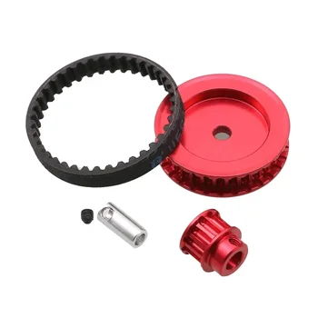 Sistema di ingranaggi di trasmissione a cinghia 12T 30T per Trxs TRX4 TRX6 1/10 RC Crawler Car Aggiornamento parti fai da te