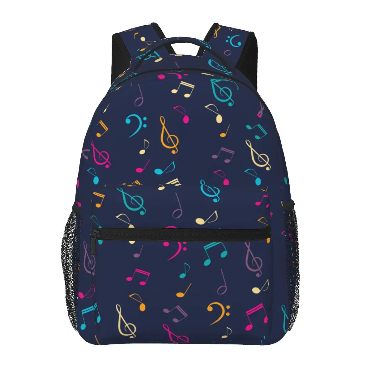 

Men Woman Backpack Musical Notes And Clefs Colorful Schoolbag for Female Male 2023 Fashion Bag Student Bookpack