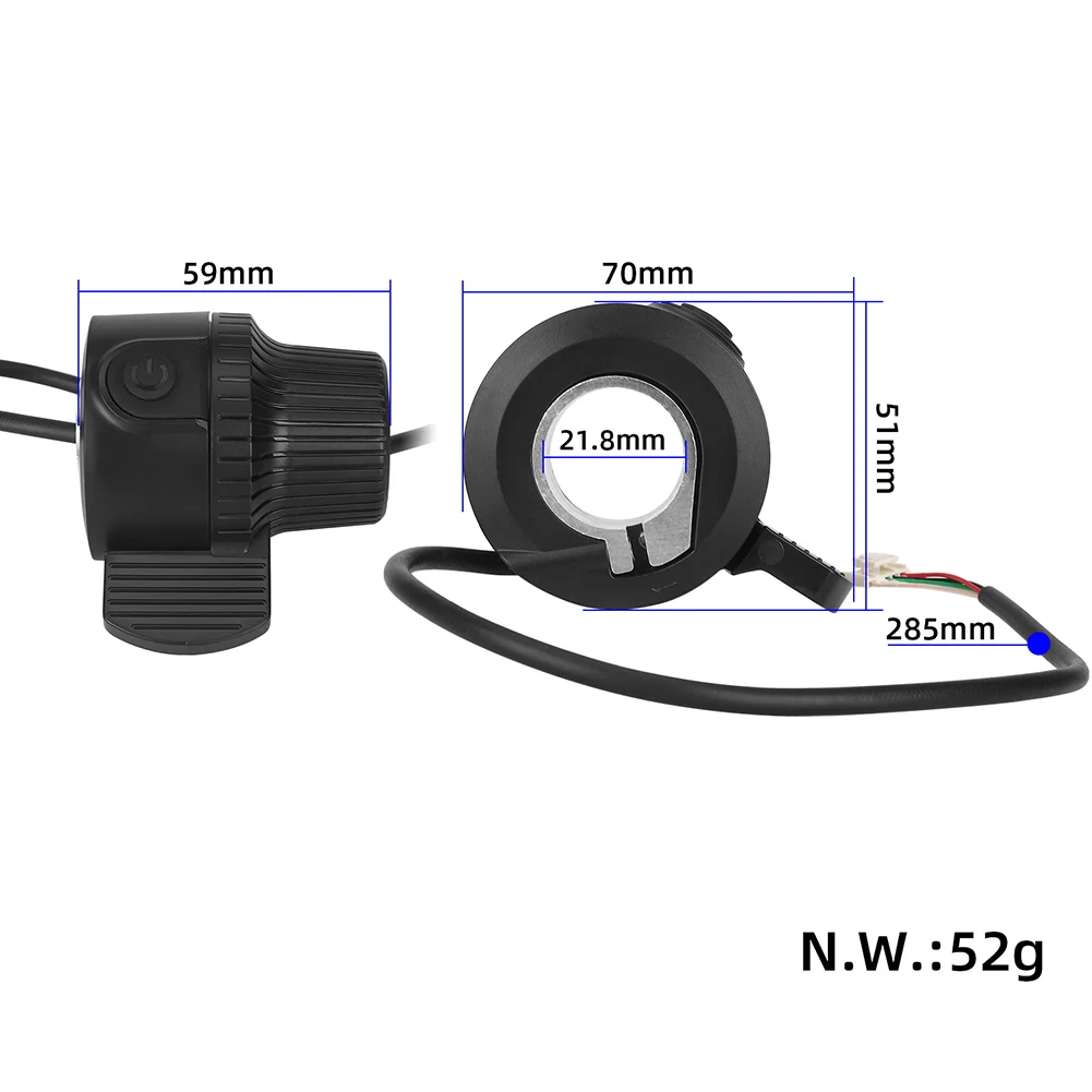 Accélérateur De Contrôle De Vitesse En Plastique Pour Scooter