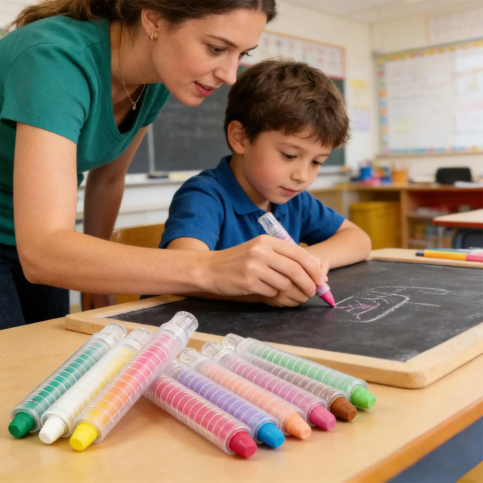 어린이를위한 먼지없는 분필 12 색 부드러운 쓰기 세척 가능한 크레용 야외 미술 분필 소년 소녀 야외용 그리기 크레용