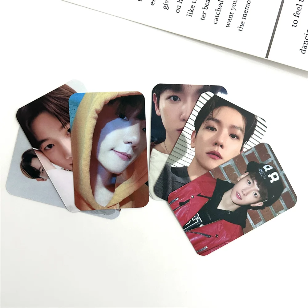 6pcs KPOP BAEKHYUN Happy Birthday Selfie Photocards Hand