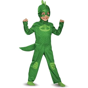 cosplay Pigiama blu Ragazzi Ragazze Costume da eroe anime con maschera Cosplay Vestire vestito Bambino Costume di Halloween Festa di compleanno Regalo per bambini