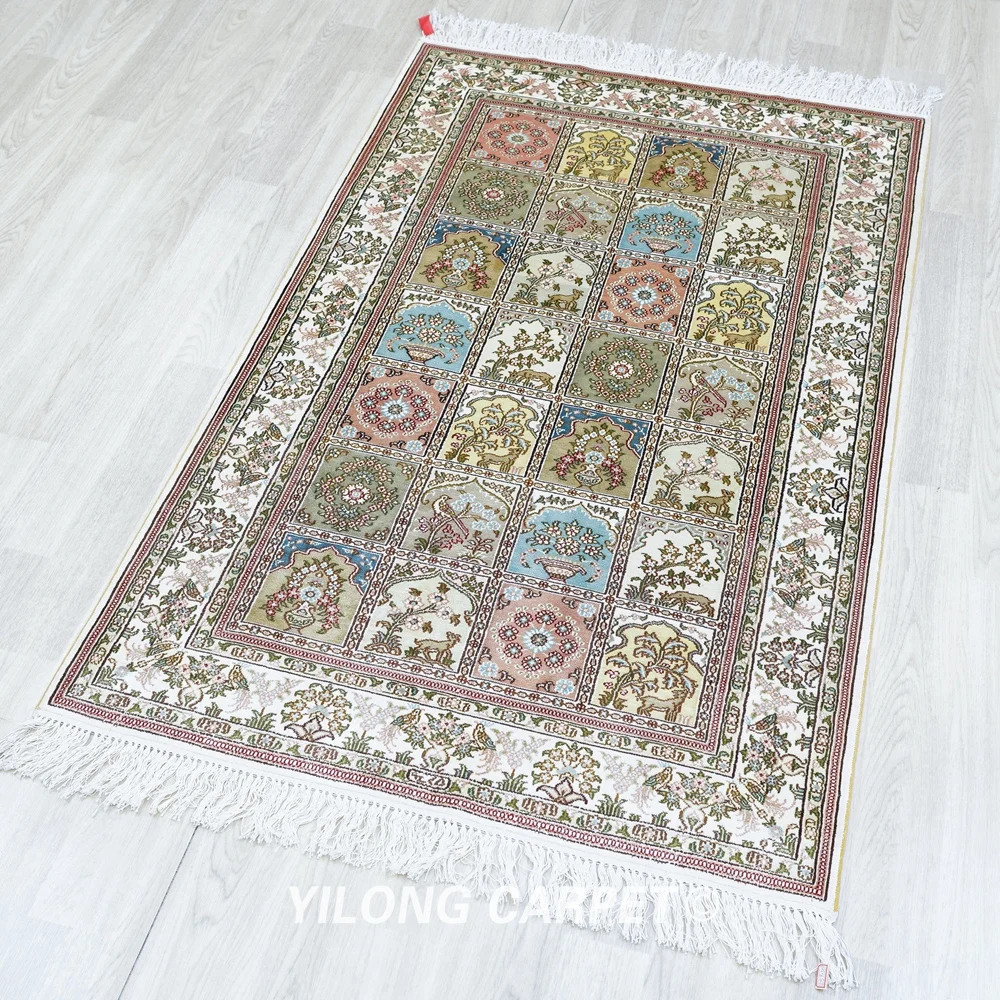 91x152cm Tabriz 카펫 유리한 실크 사계절 절묘한 도매 동양 양탄자 (LH855B)