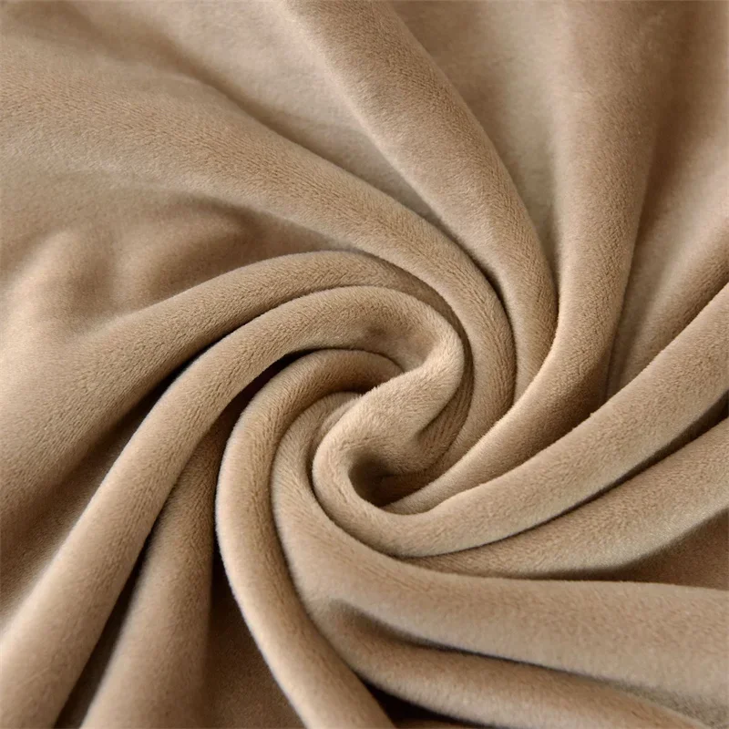 Sofa Cover 3 Seaters Velvet Recliner Sofa Cover All-inclusive Solid Color Couch Coushion Anti-proof Armchair Slipcove for Living Room