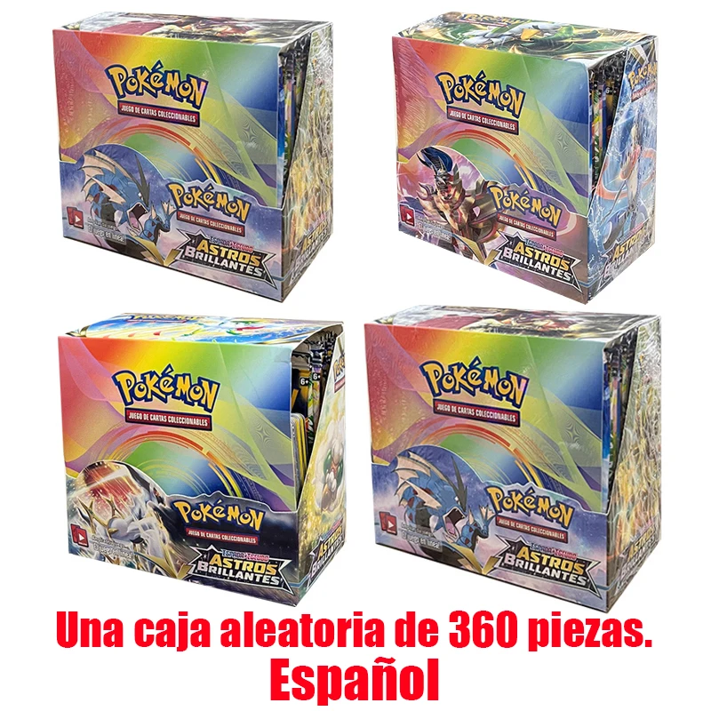 360-324Pcs Pokemon Cards Box TCG Sun Moon Evolutions Pokemon Booster Shinny Card