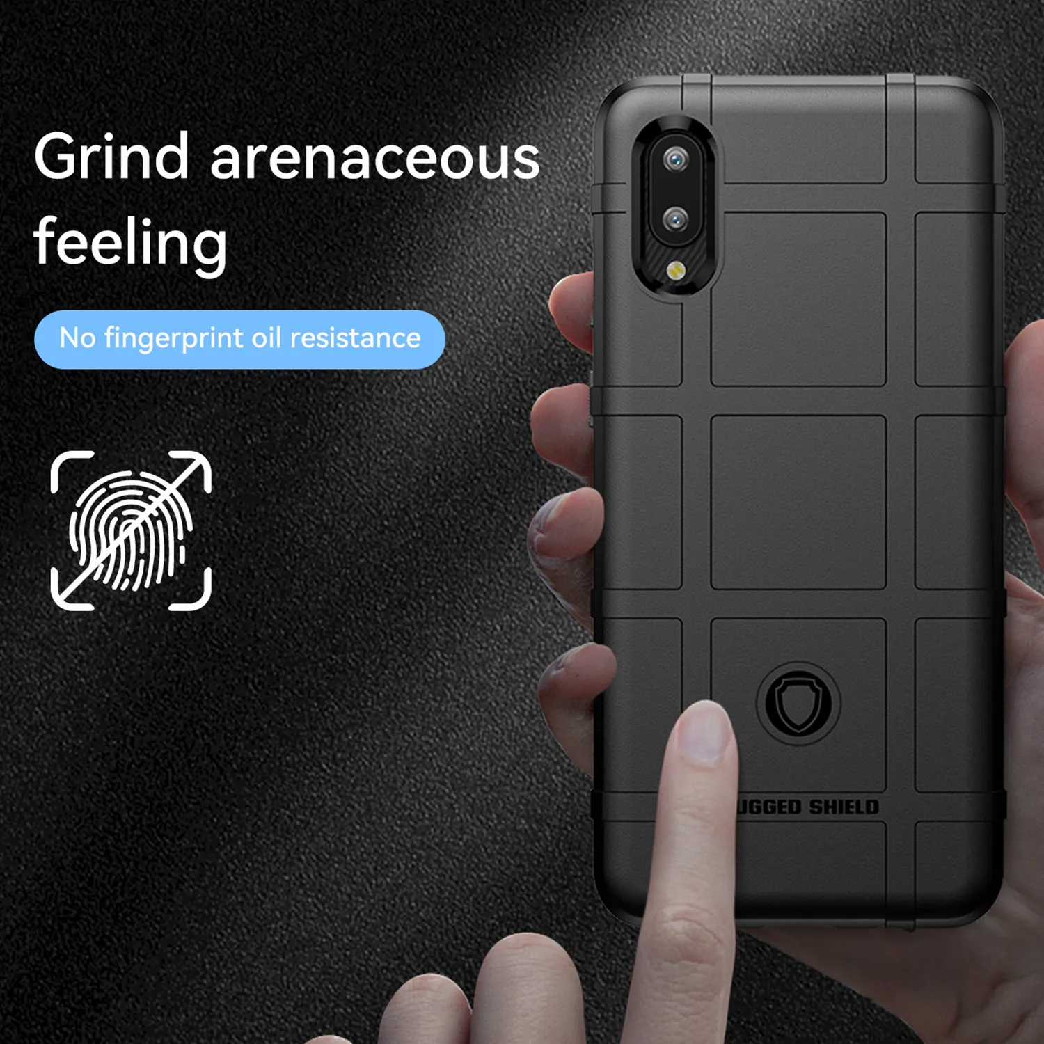 Soft Shield Matte Back Cover | Anti-Knock Armor Case for Smartphone Protection