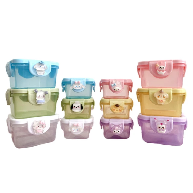 Sanrio Kuromi Lunch Box Cinnamoroll My Melody Student Compartmentalised  Eco-friendly Bento Box Tableware Food Storage Container - AliExpress