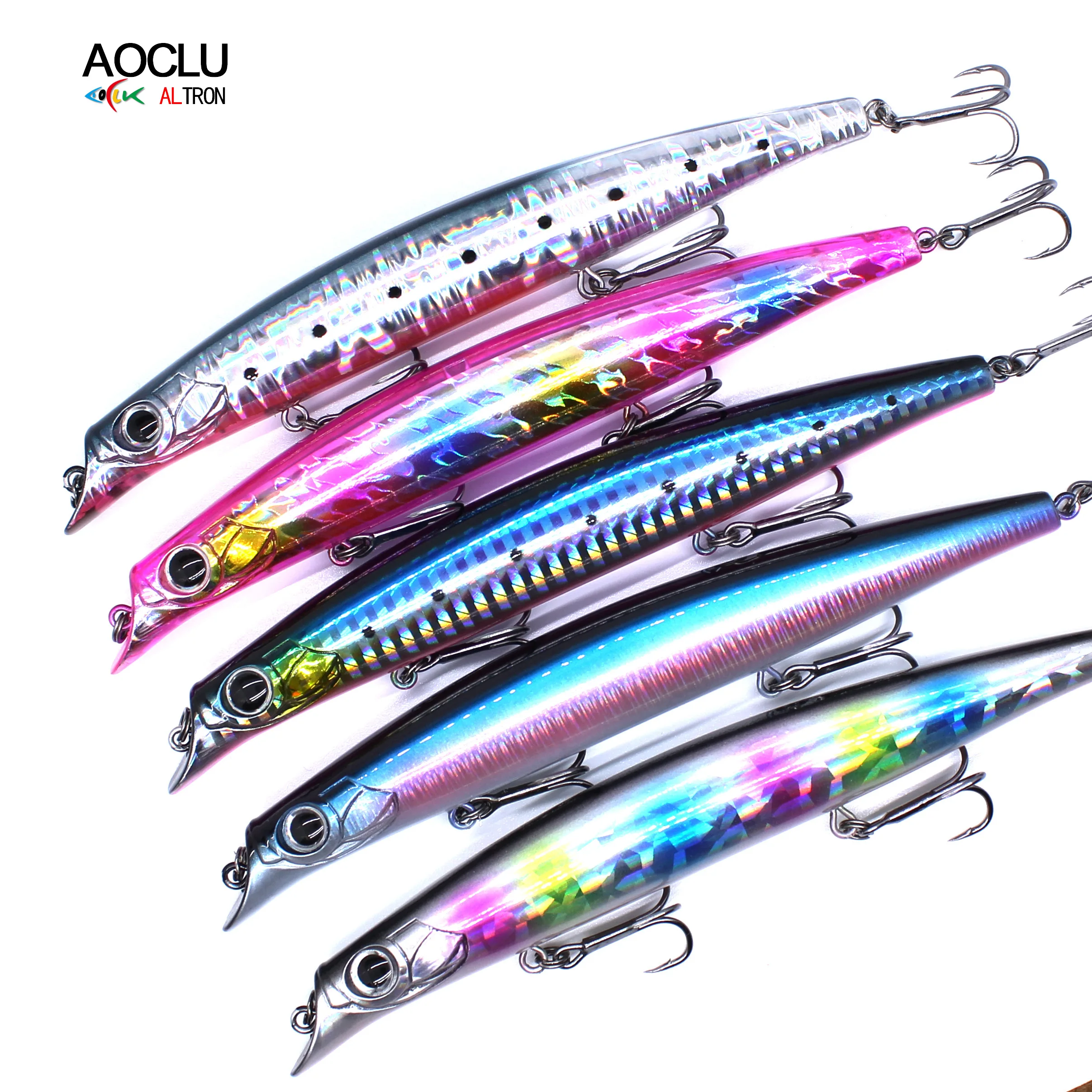 Aoclu-Jerkbait Wobbler harter Köder Minnow Stick schwimmender Angel köder Gewichts übertragungs system Easy Cast Top water Schwimmer 140mm, 18g – Detail 18