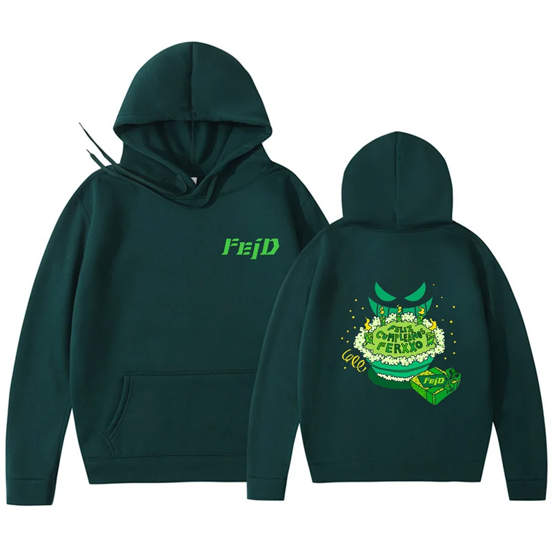 Feliz Cumpleanos Ferxxo Tour Hoodies Sweatshirt Hoodie Music Album Si No Me Dice Mor No Lo Quiero Jumper Feid Fans