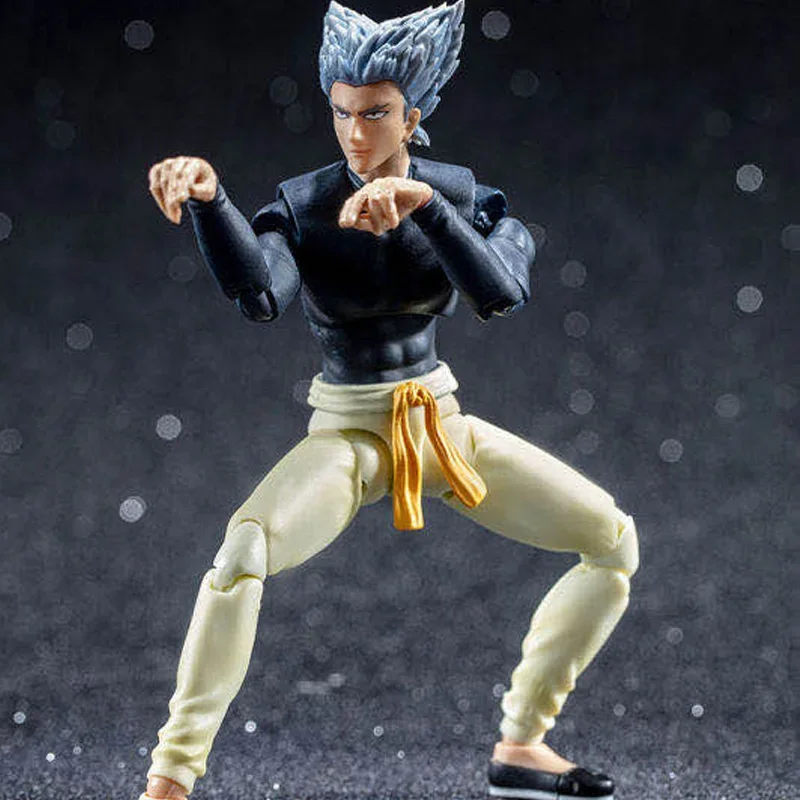 Фото В наличии дазин/отличные игрушки/GT One Punch Man Сайтама Genos Garou Sonic 1/12 14 см/5,5 дюйма SHF/S.H.F ПВХ Модель экшн-фигурки №4